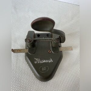 Vintage Wilson Jones Co Marvel 2 Hole Paper Punch, #60, USA Made, Cast Iron